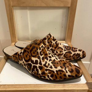 Cheetah Print Mules